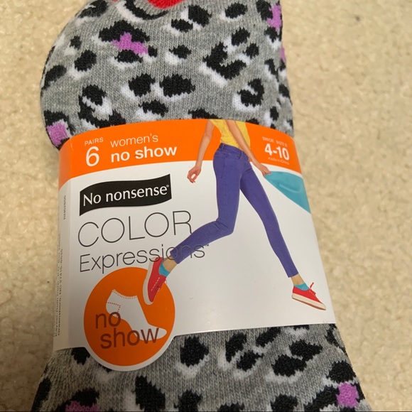 NWT 6 Pair Pack of Women’s No-Show Socks - Picture 4 of 5